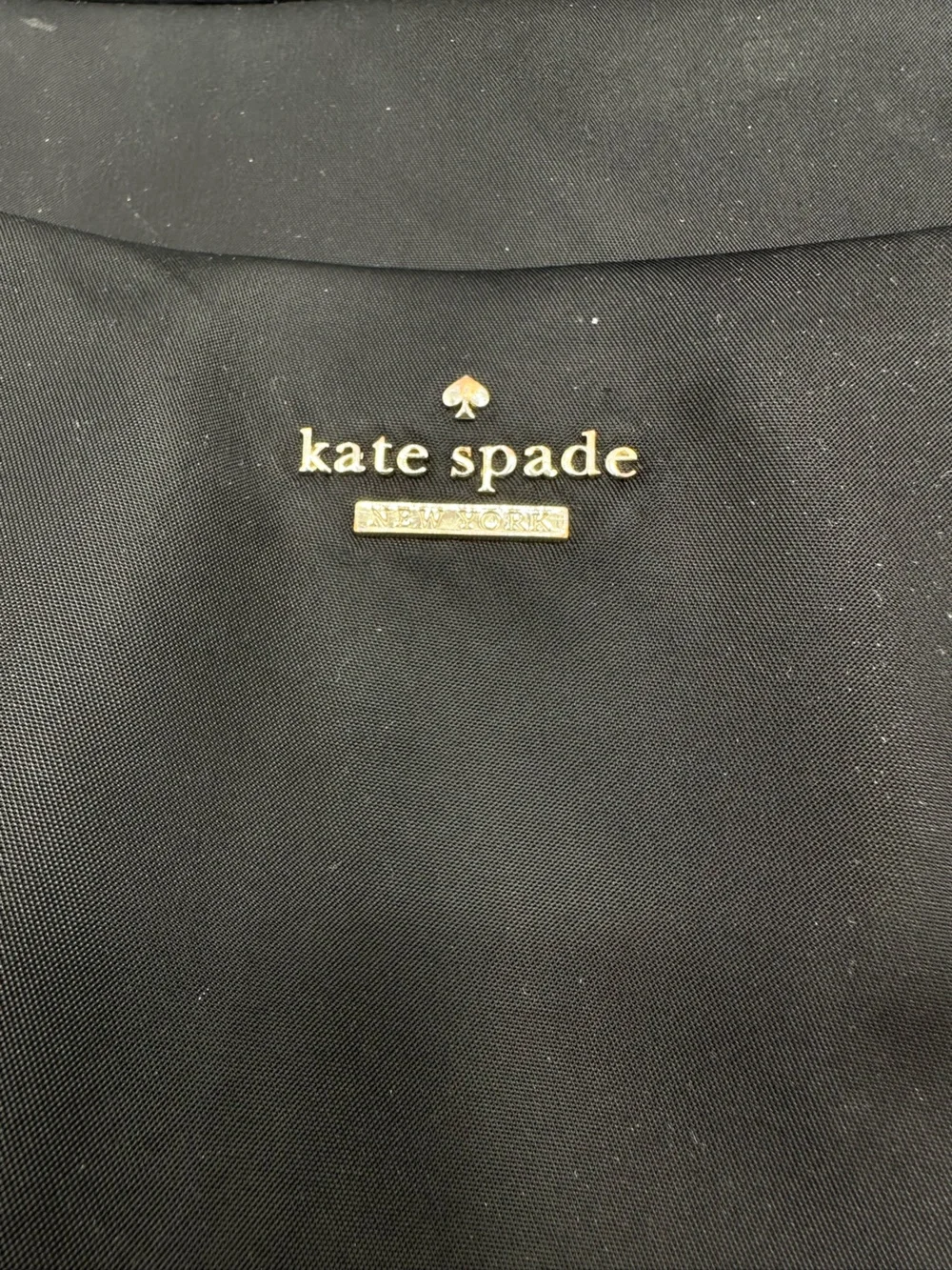 kate spade Black Nylon Laptop Bag with Adjustable Crossbody Shoulder Strap